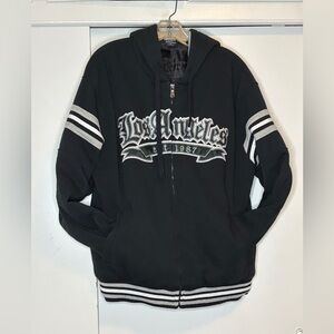 Black Los Angeles Bomber Jacket